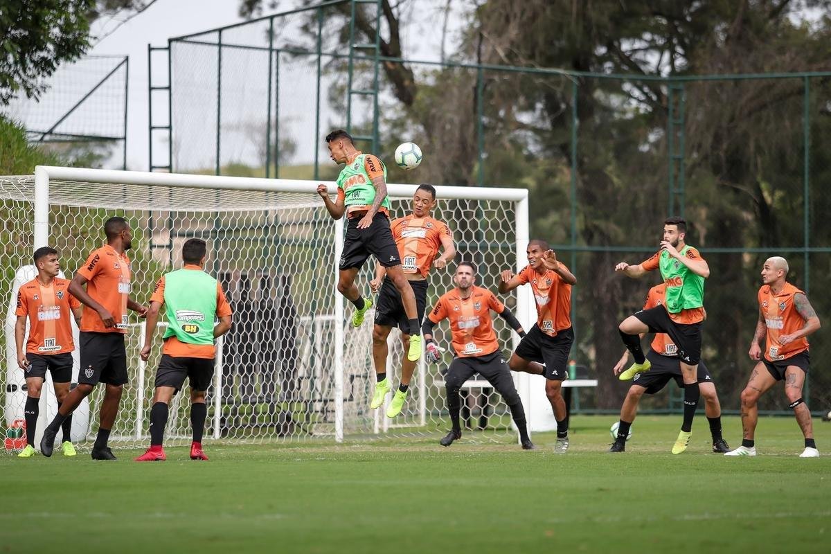 Veja fotos do jogo-treino do Atltico com o time sub-20