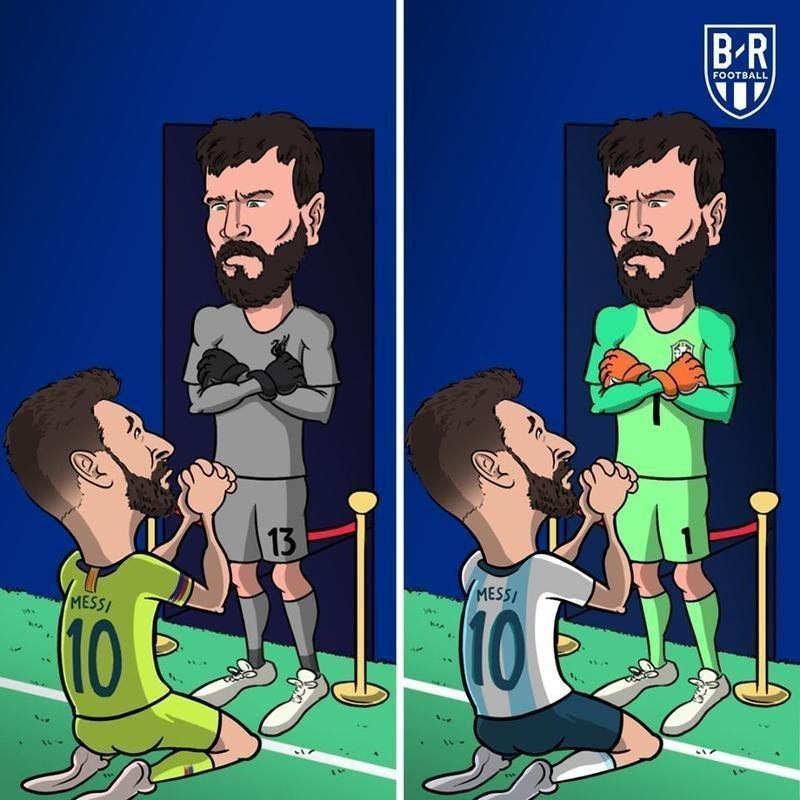 Veja os memes da vitria do Brasil sobre a Argentina