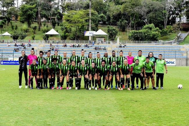 Am�rica 3 x 1 Alian�a-GO: fotos do jogo pelo Brasileiro Feminino A2