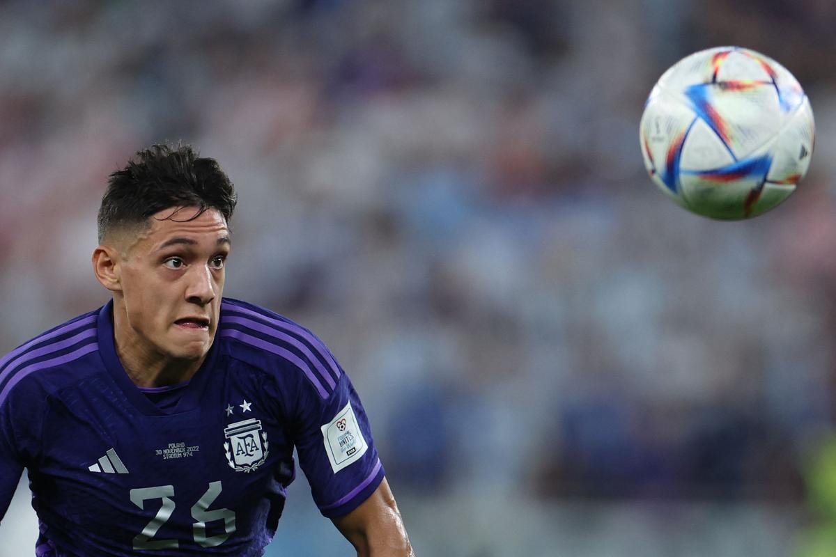 Fotos do jogo entre Polnia e Argentina no Estdio 974, em Doha, pela terceira rodada do Grupo C da Copa do Mundo, no Catar