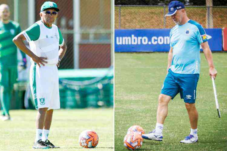 Montagem em fotos: Mouro Panda/Amrica e  Vinnicius Silva/Cruzeiro