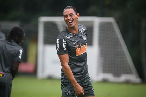 Jogadores do Atltico treinaram nesta tera-feira, vspera do jogo com o Defensor