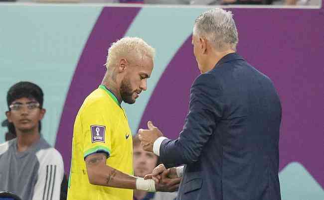 Neymar e Tite foram eliminados pela seleo brasileira nas quartas de final da Copa de 2022