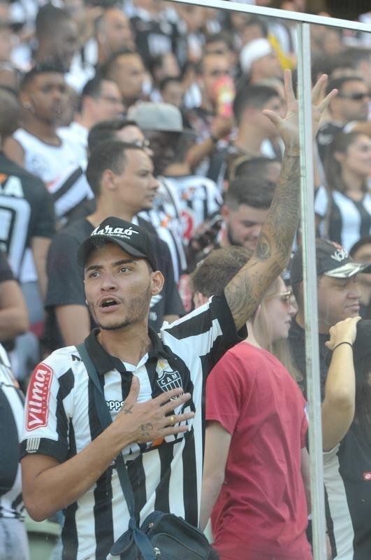 Torcida do Atltico na deciso do Campeonato Mineiro, no Independncia