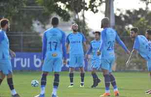 Fotos do treinamento do Cruzeiro desta quarta-feira (18/07)