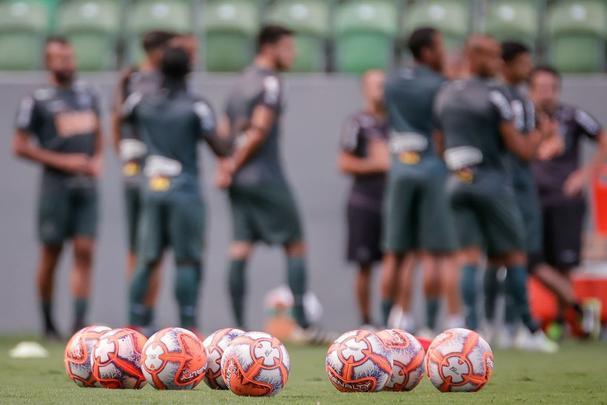 Atlético treinou nesta quinta-feira, no Independência, de olho na final do Campeonato Mineiro contra o Cruzeiro