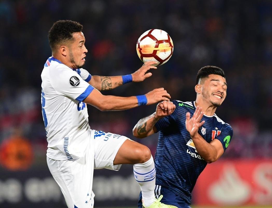 Fotos de Universidad de Chile x Cruzeiro, no Estdio Nacional, pela fase de grupos da Copa Libertadores