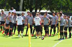 Fotos do ltimo treinamento do Atltico na Cidade do Galo antes da estreia na temporada