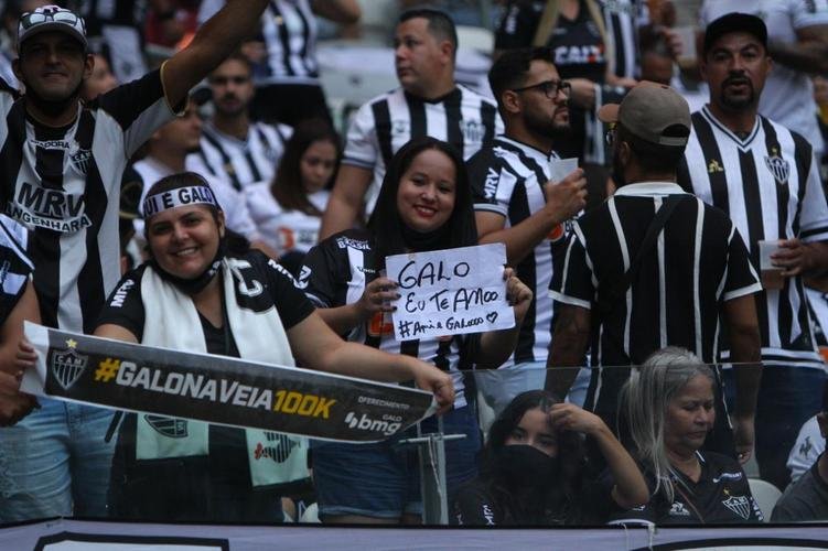 Fotos da torcida do Atltico no Mineiro durante a partida contra o Juventude pela 34 rodada do Campeonato Brasileiro