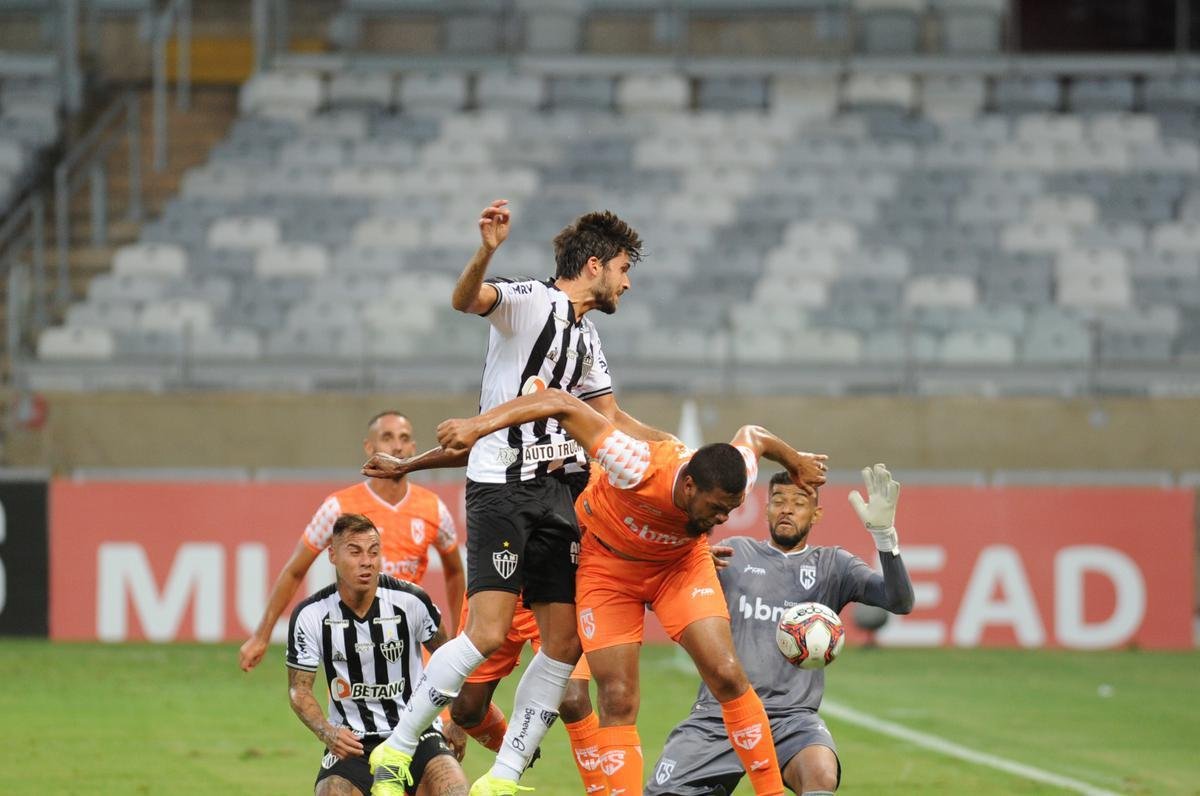 Fotos do jogo entre Atltico e Coimbra, no Mineiro, em Belo horizonte, pela quinta rodada do Campeonato Mineiro de 2021