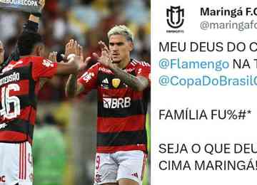 Torcida rubro-negra entrou na 'zoeira' sobre a decisão entre as equipes; Maringá jogará a partida de ida em casa, enquanto o Flamengo decidirá no Maracanã