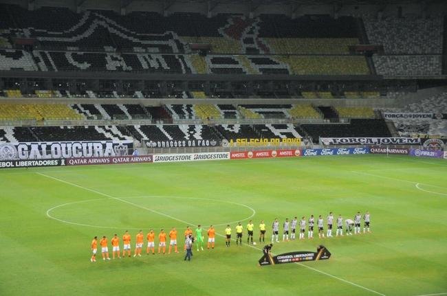 Fotos do jogo entre Atltico e La Guaira, da Venezuela, no Mineiro, em Belo Horizonte, pela ltima rodada do Grupo H da Copa Libertadores