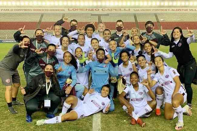Ferroviria comemora classificao para final da Libertadores Feminina pela segunda vez