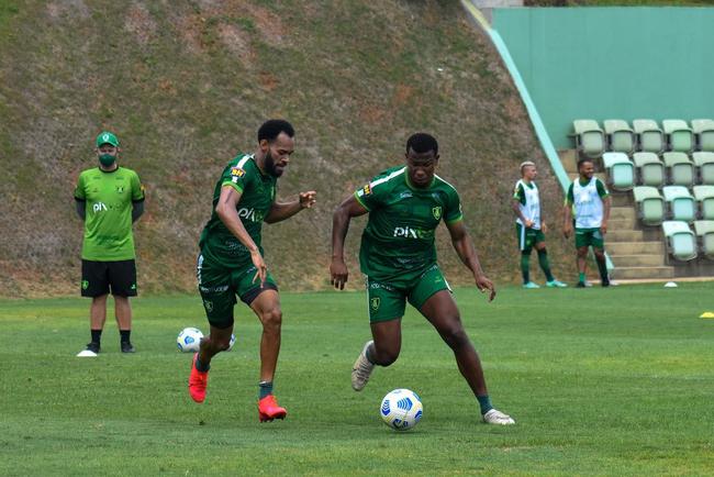 Treino do Amrica realizado nesta tera-feira (26/10) no CT Lanna Drumond, em Belo Horizonte