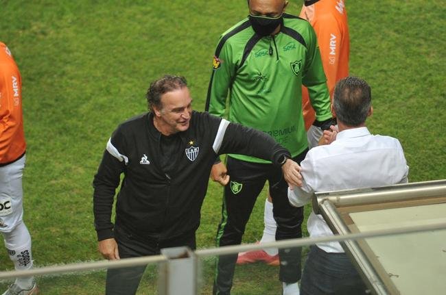 Fotos do jogo entre Amrica e Atltico