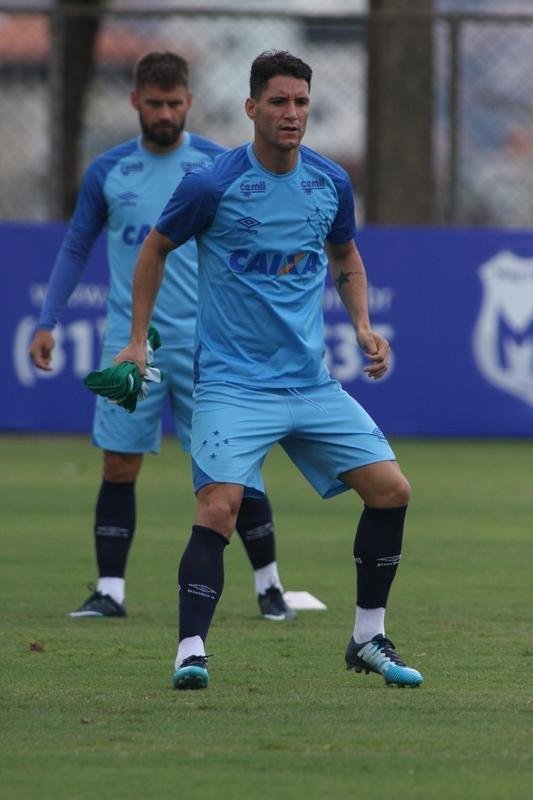 Imagens do treino do Cruzeiro nesta segunda-feira, 19 de fevereiro, na Toca da Raposa II