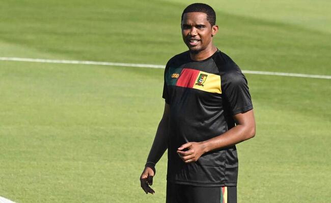 Samuel Eto'o  presidente da Federao Camaronesa de Futebol