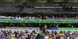 Torcedores no Mineiro para o duelo entre Estados Unidos e Nova Zelndia pelo torneio feminino de futebol do Rio 2016