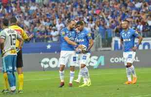 Fotos do jogo entre Cruzeiro e So Paulo