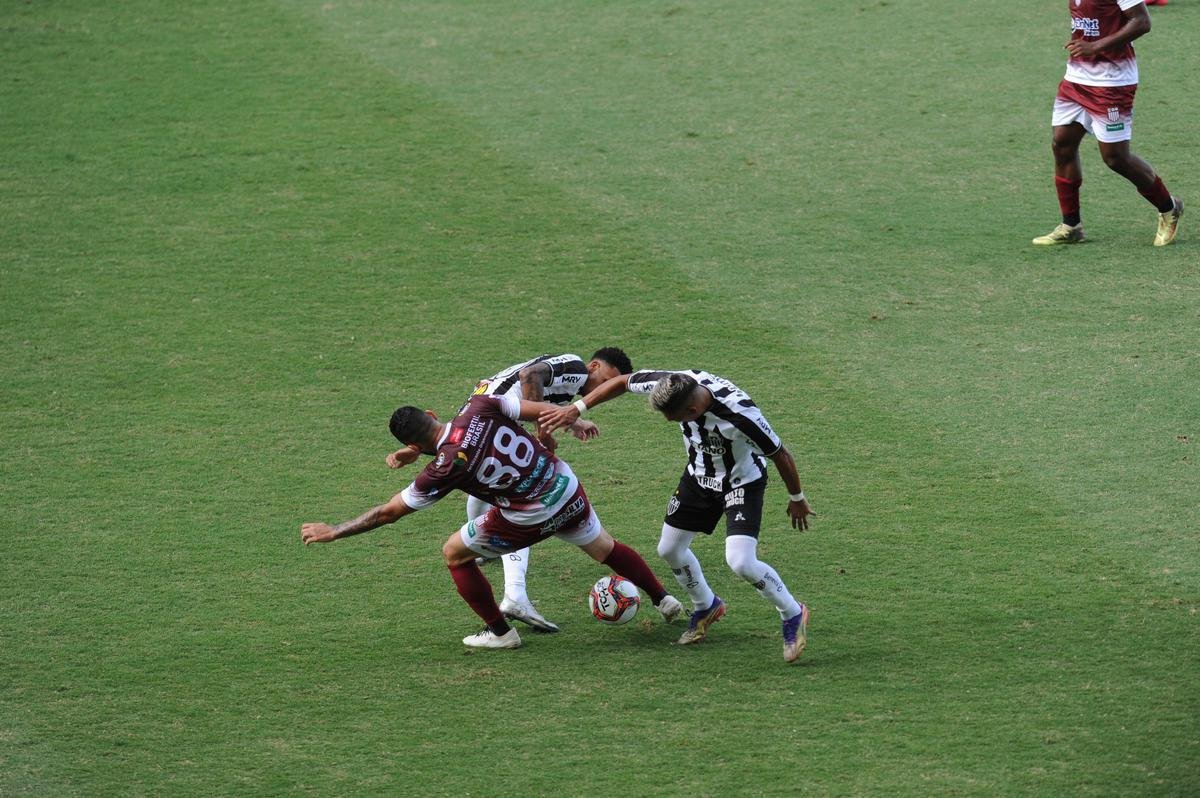 Fotos da vitria do Atltico sobre o Patrocinense, por 3 a 1, no Independncia, em Belo Horizonte, pela quarta rodada do Campeonato Mineiro. Mando foi do clube do interior, que no pde realizar a partida em Patrocnio devido ao elevado nmero de casos de COVID-19 na cidade.