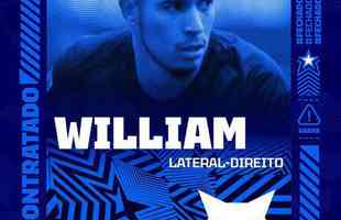 Cruzeiro anunciou o lateral-direito William
