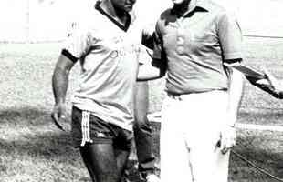 Carlos Alberto Silva treinou dolo atleticano Reinado, em 1986, no Cruzeiro 