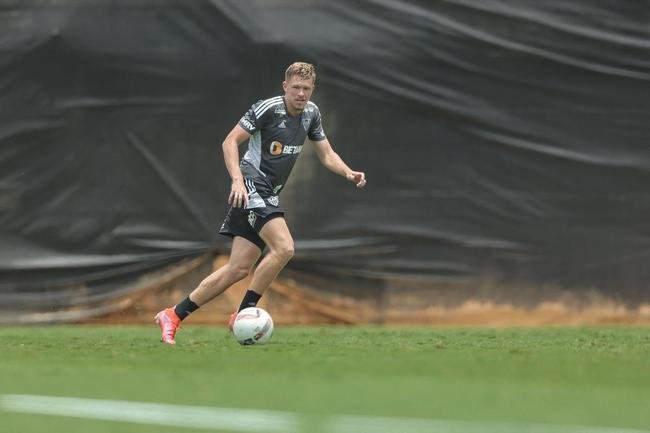 Treino tcnico do Atltico.