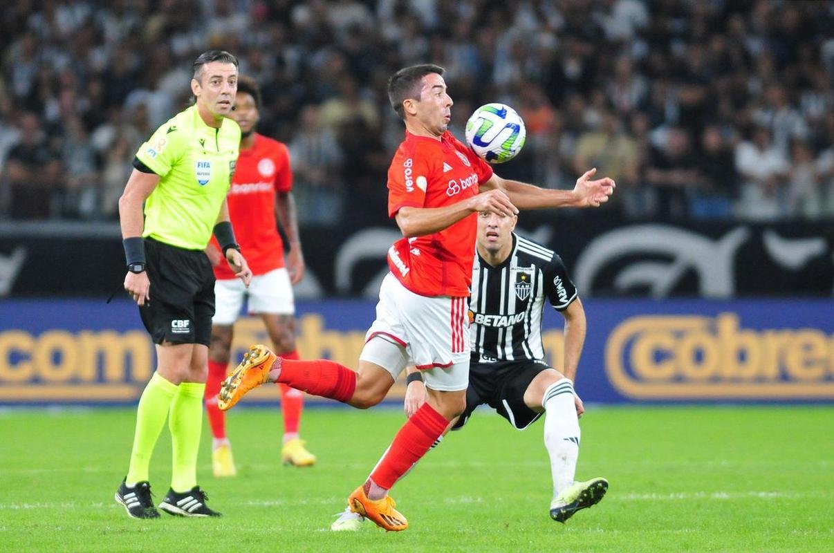 Fotos do jogo entre Atltico-MG e Internacional