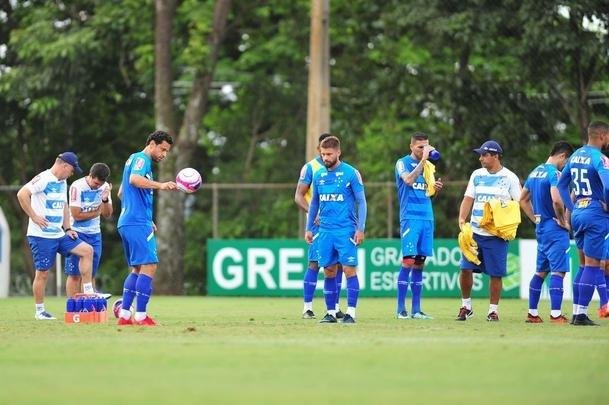 Cruzeiro encerrou nesta tera-feira (16/1) sua preparao para o jogo contra o Tupi