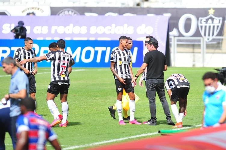 Fotos do jogo entre Atltico e Fortaleza, no Mineiro, pela primeira rodada do Campeonato Brasileiro de 2021