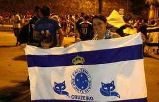 Torcida do Cruzeiro no Barrado