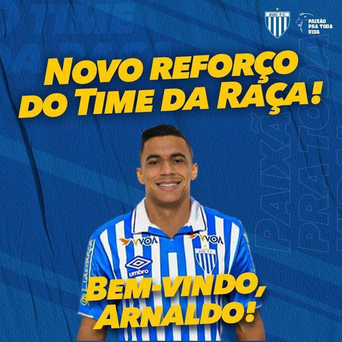 O Ava anunciou a contratao do lateral-direito Arnaldo, que estava na Ponte Preta