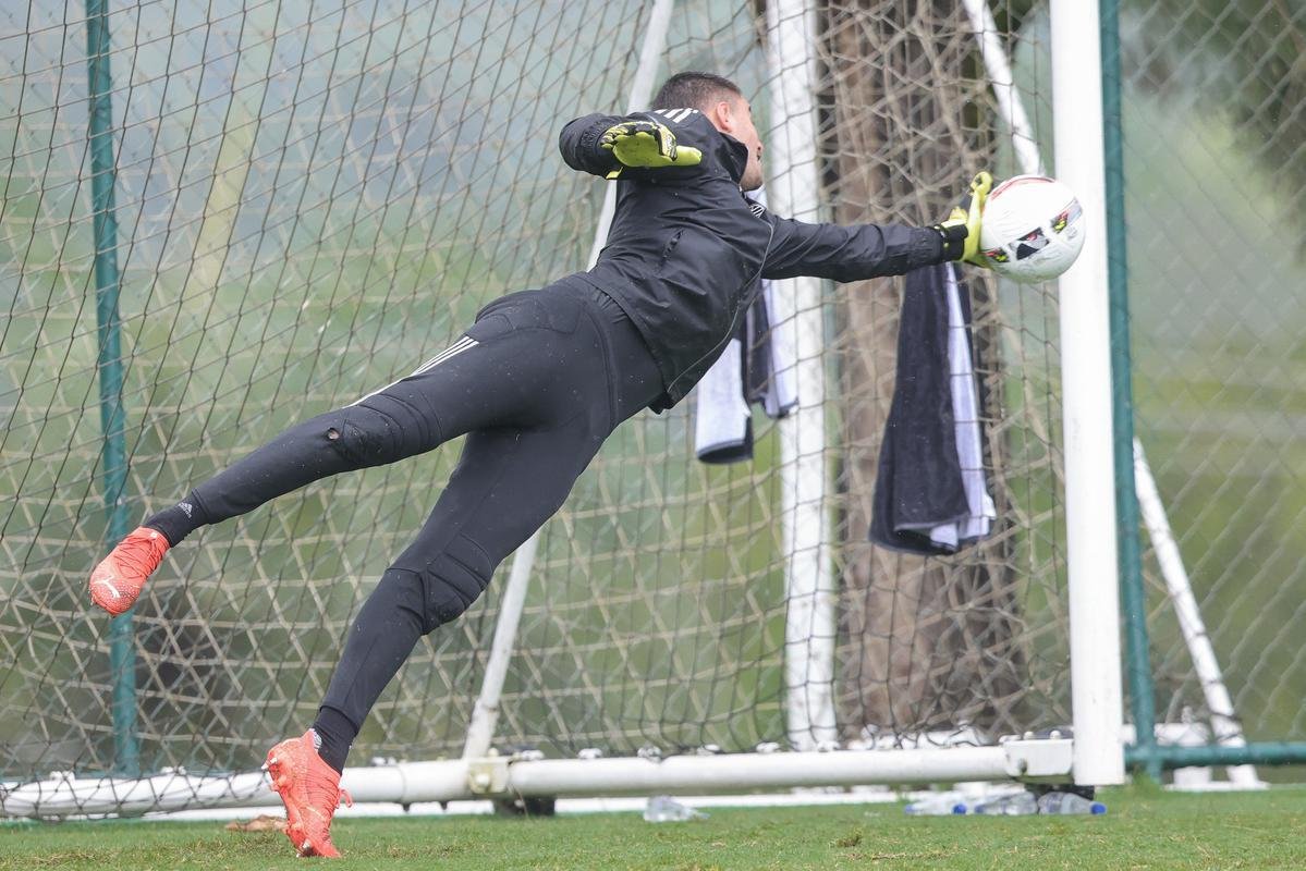 Treino do Atltico na Cidade do Galo, na manh desta tera-feira (24/1).