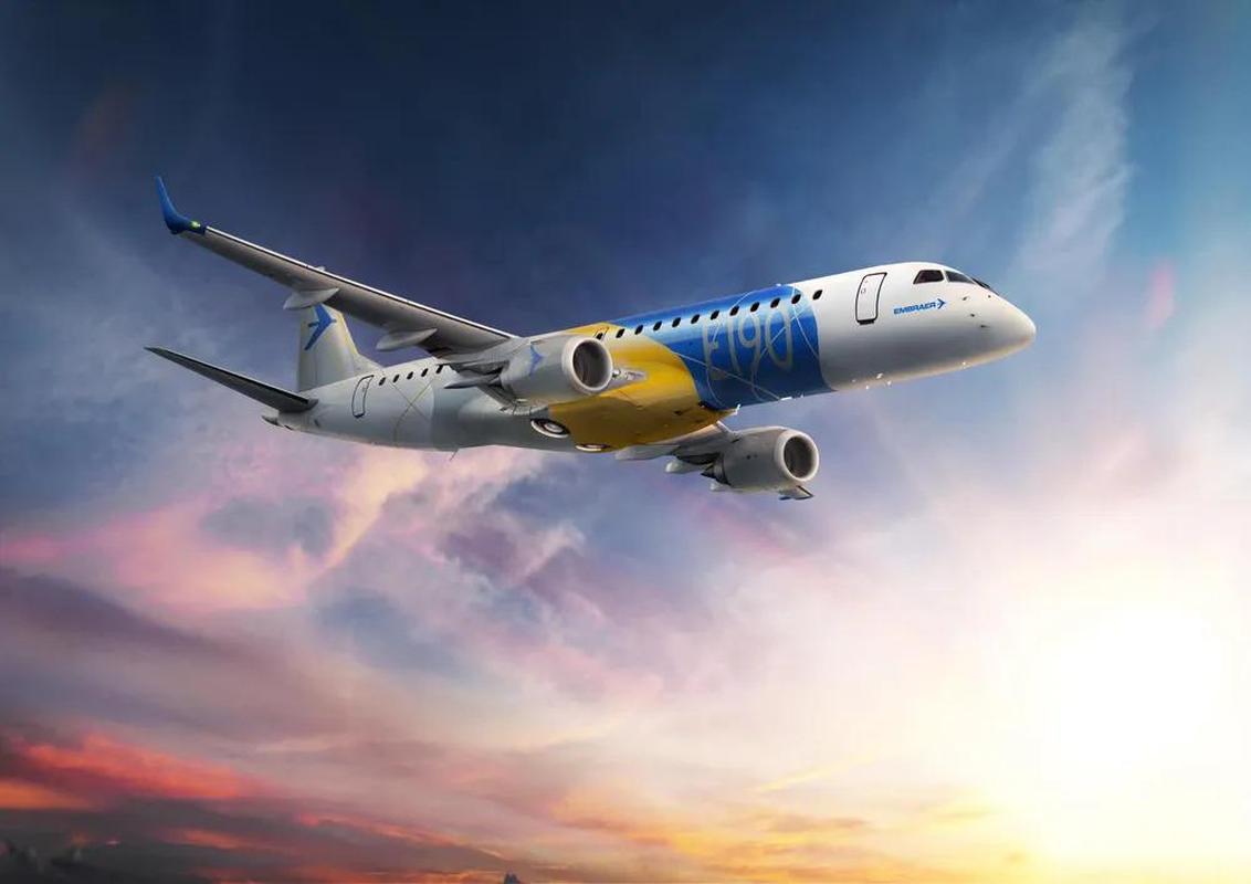 Avio modelo E190 da Embraer 