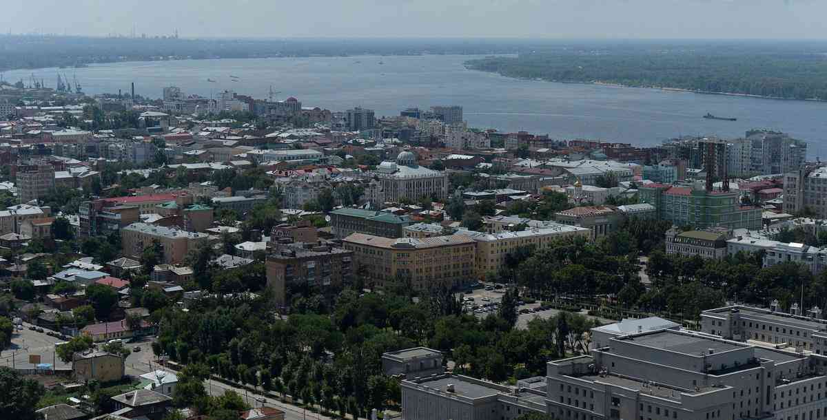 Vista area de Samara