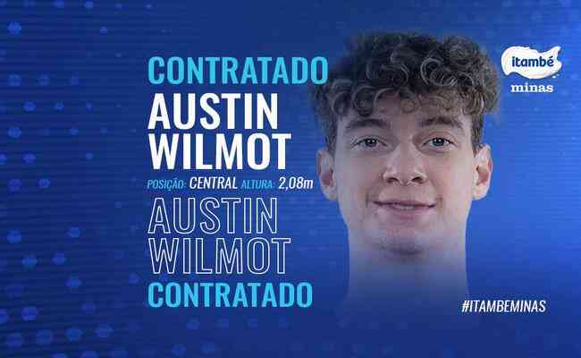 Austin Wilmot, de 24 anos, chega para reforar o Itamb Minas na nova temporada

