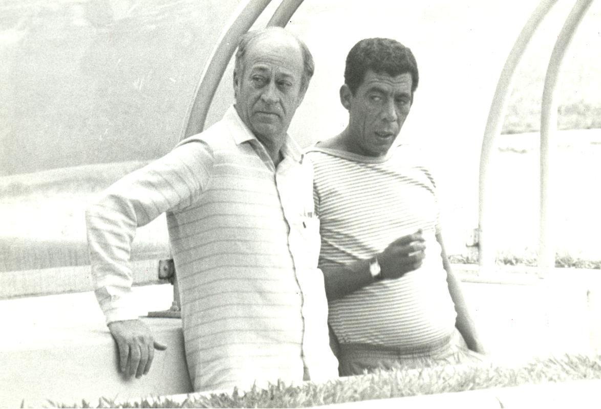 25/03/1986 - Jair Bala quando foi tcnico do Cruzeiro