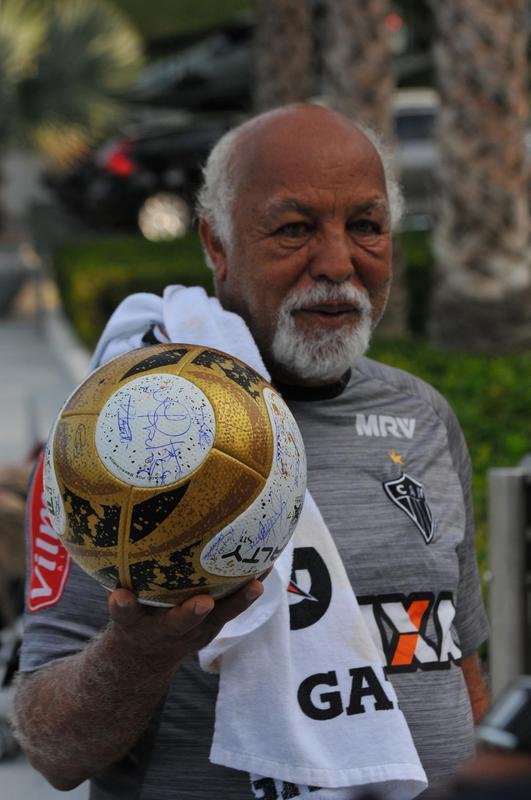 Belmiro - massagista do Atltico, 70 anos: 