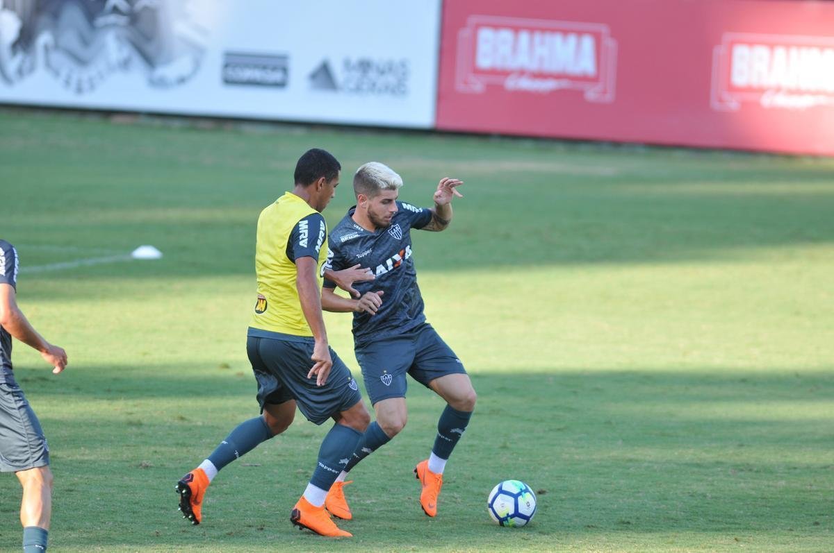 Jogadores do Atltico treinaram na tarde desta quinta-feira, dia seguinte ao empate por 0 a 0 com a Chapecoense
