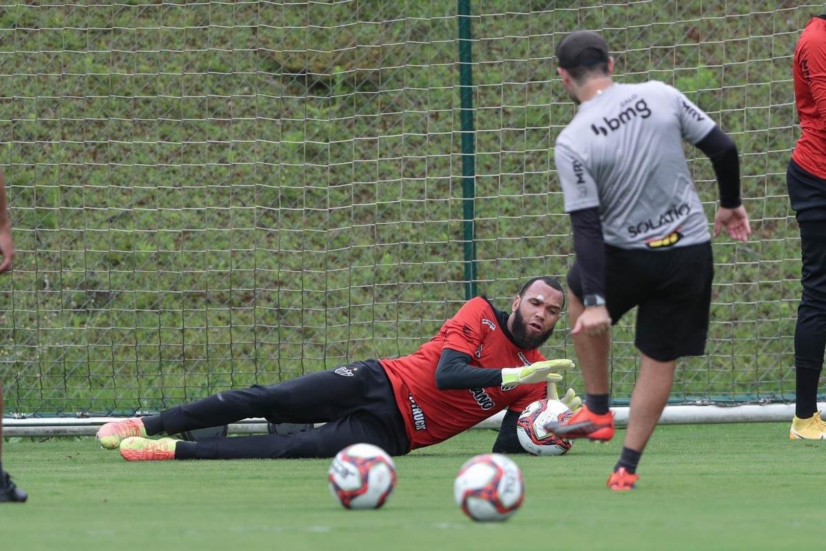 Treino do Atltico nesta tera-feira, 9 de maro de 2021