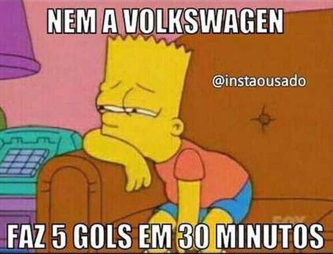 Meme fez piada com o carro Gol da montadora alemã Volkswagen