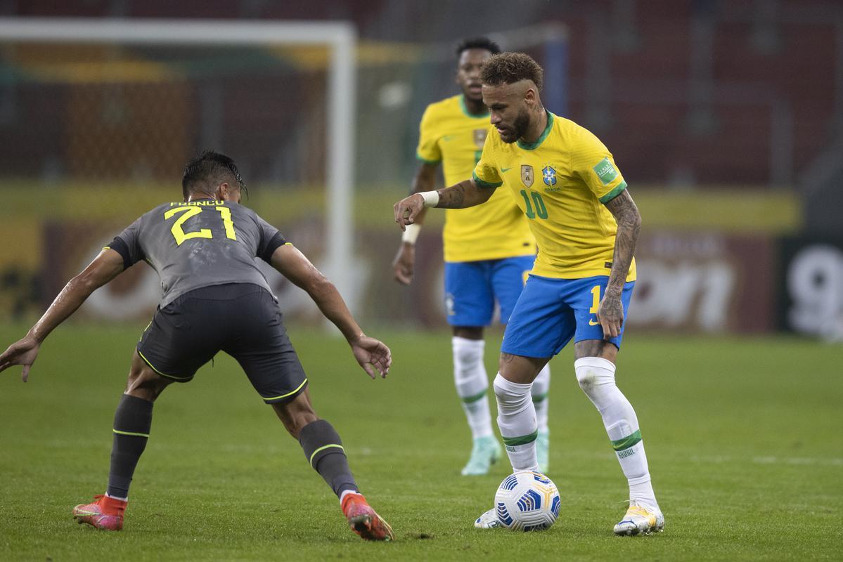 Com gols de Richarlison e Neymar, Brasil venceu o Equador no Beira-Rio 