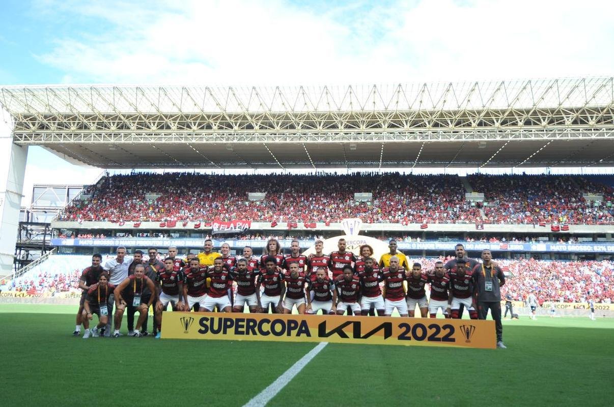 Fotos da final da Supercopa do Brasil, na Arena Pantanal, em Cuiab, entre Atltico e Flamengo