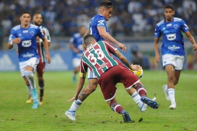 Fotos do jogo de volta das oitavas de final da Copa do Brasil, no Mineiro, entre Cruzeiro e Fluminense (Juarez Rodrigues/EM/DAPress)