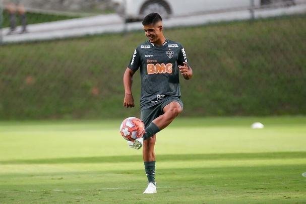 Fotos do treino do Atlético