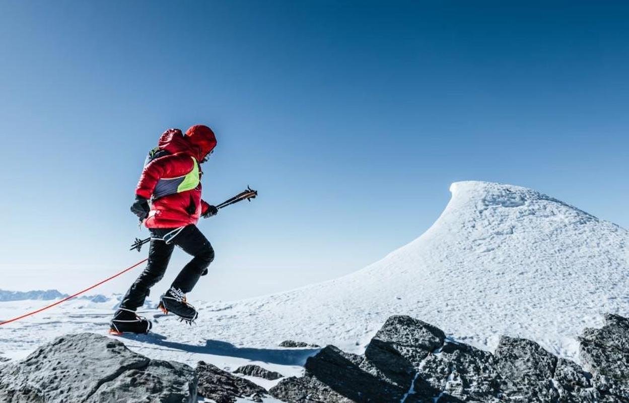  'Eu amo a sensao de conquista e contemplao que s as montanhas to altas me oferecem', declarou Fernanda. 