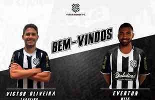 O Figueirense anunciou as contrataes do zagueiro Victor Oliveira, que estava no Paysandu, e do meia Everton, que estava na Ponte Preta