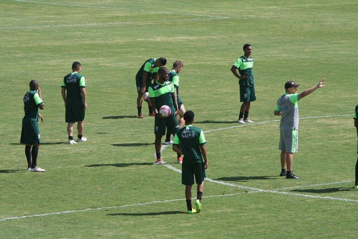 No Lanna Drumond, Amrica faz ltimo treino antes de encarar Boa Esporte pelas quartas de final do Estadual
