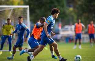 Fotos do treino do Cruzeiro desta quarta-feira, 21 de agosto, na Toca da Raposa II