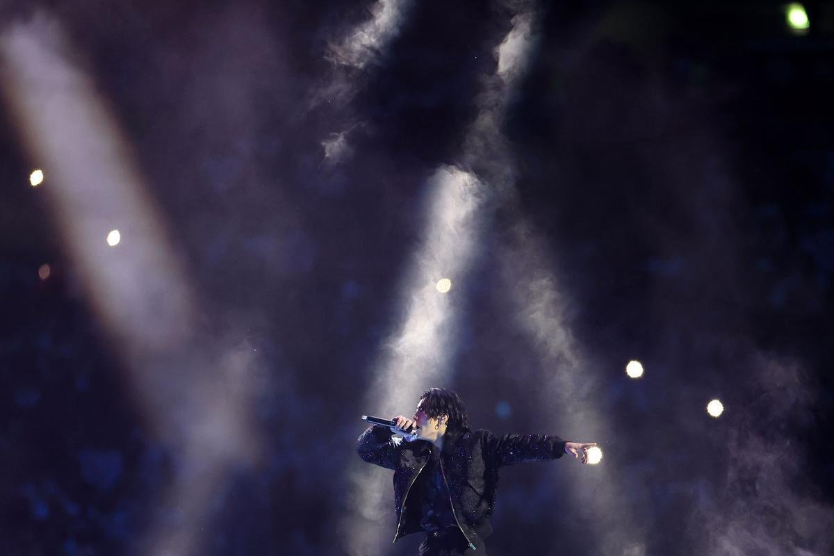Fotos da cerimnia de abertura da Copa do Mundo do Catar, no Estdio Al Bayt, na cidade de Al Khor